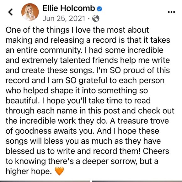 Calling all Ellie Holcomb fans-autographed hat - Picture 8 of 14